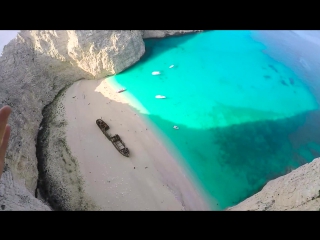 600 foot insane rope swing over shipwreck!!! in greece in 4k! ¦ devinsupertramp