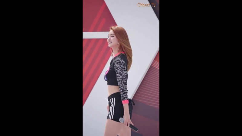 [fancam] exid up & down (junghwa focus) @ 160402 2016 bulls race