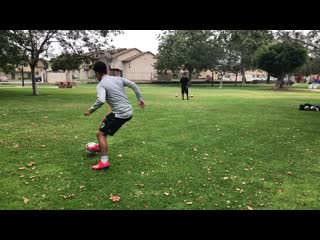 Soccer midfielder exercises w chuy salazar (dc united)