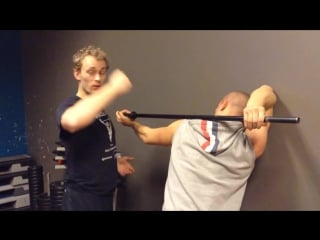 Neck and shoulder mobility with use of a stick (not only for olympic weightlifting)