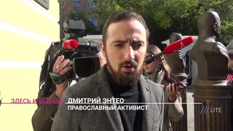 Открытие памятника сталину