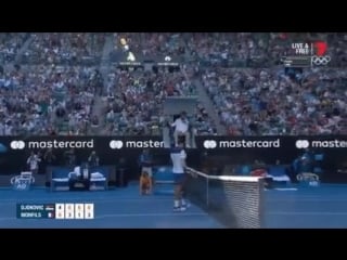 #djokernole prevails and #andreagassi is pumped!