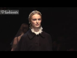 Andreea diaconu + ymre stiekema at fw fall 2012 fashiontv