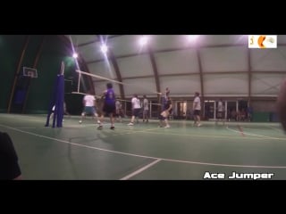 Josh barrina and jumper ace guys with a crazy vertical jump its incredible