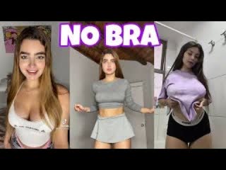 Bra Compilation Porn - No bra tiktok watch online