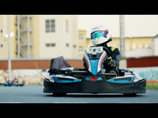 Репортажный ролик о гонке в картинг клубе