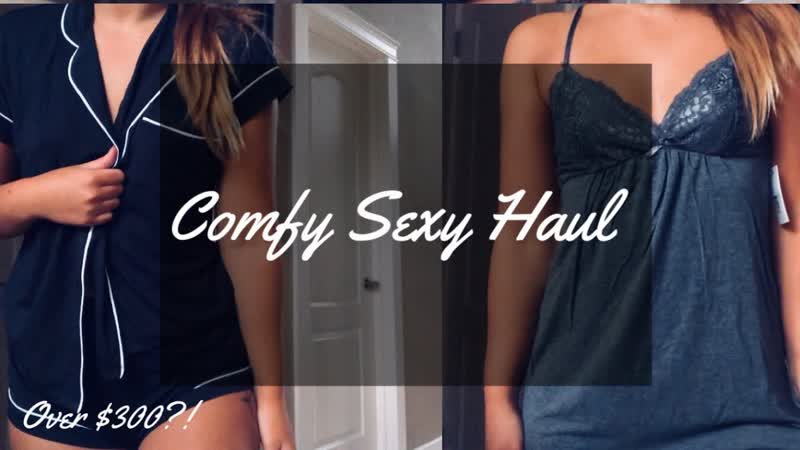 Comfy porn video – Asmr sexy comfy try on haul