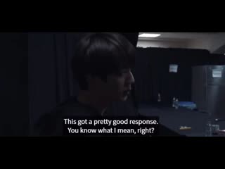 Jin was so happy with the response he got for his sunglasses event wow! when i put these on, everyone went wild!