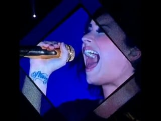 Demi lovato singing let it go for yan beatfest in ho chi minh city, vietnam