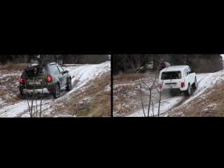 Renault duster против lada 4x4 urban