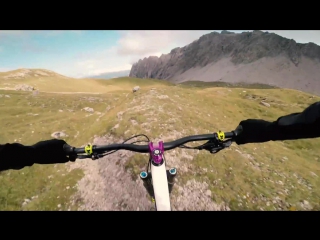 Riding down the dolomites fabio wibmer