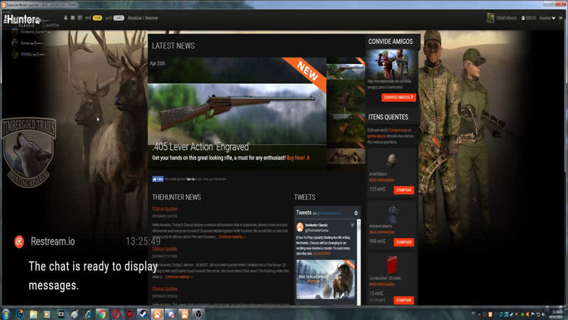 Thehunter classic #caçada e bate papo