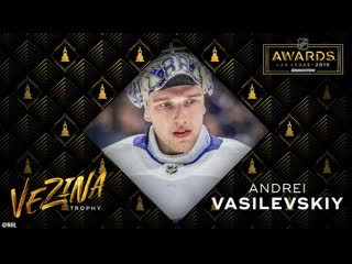 Andrei vasilevskiy wins vezina as nhl’s best goalie | june 19, 2019