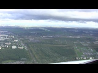 Landing st petersburg ulli rwy 10l