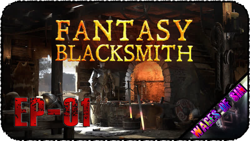 Куем подпольные экскалибуры стрим fantasy blacksmith [ep 01]