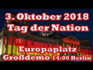 Alle gemeinsam am 3 oktober nach berlin um 1400 auf dem europaplatz ❗️