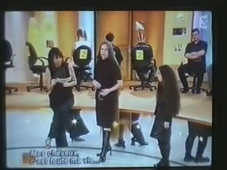Beautiful natacha super long hair french show