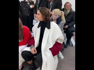 Саша лусс и джаспер на показе chanel haute couture spring/summer 2020