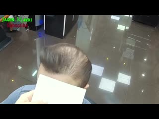 Wedding day surprise! wife wont recognize him (hairstyle for men) hair building