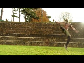 Tricking nunchucks training