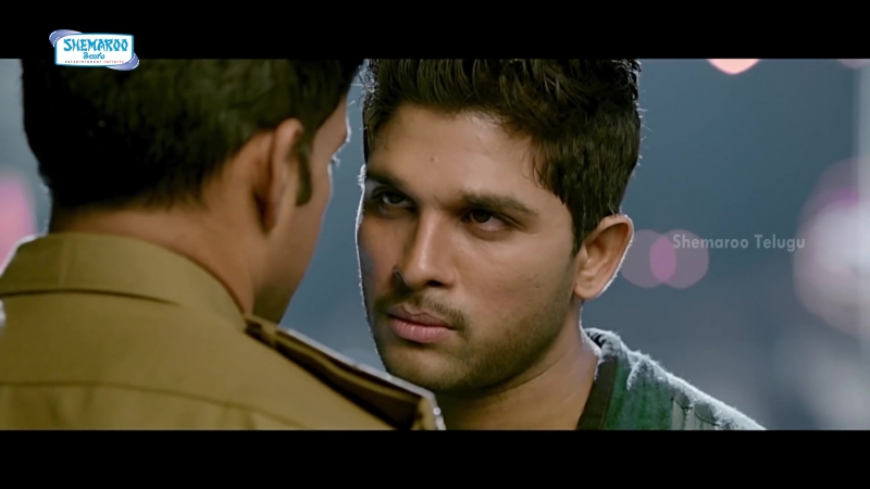 Allu arjun caunt in drunk and drive case race gurram telugu movie scenes shruti haasan thaman
