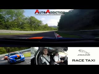 Nürburgring onboard lap in the jaguar xjr race taxi with dale lomas