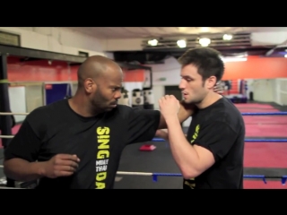 Muay thai minute clinch shrugs | strong division