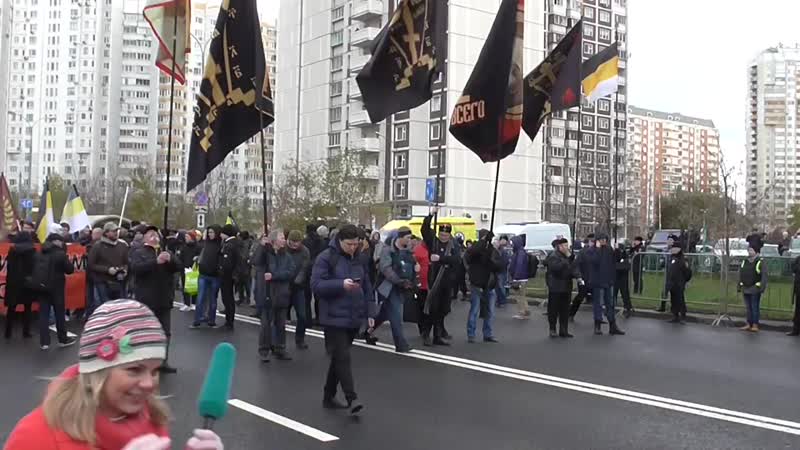 Народного porn video – "русский марш" в люблине в "день народного единства" 4 ноября 2018 полный провал!