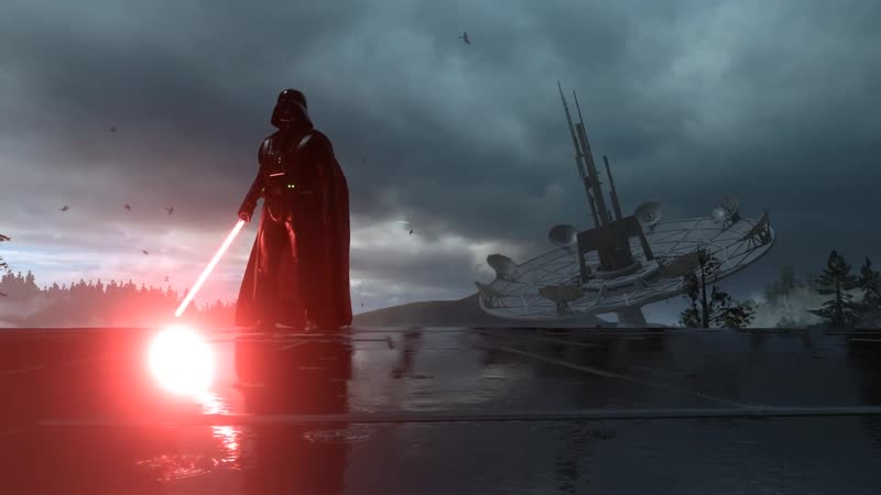 Darth vader endor rain