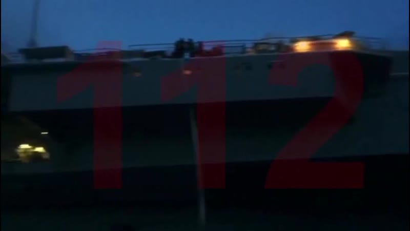 Загорелся авианосец