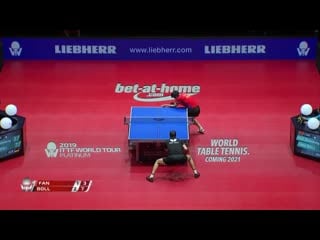 Fan zhendong vs timo boll | austrian open 2019 (1/2)