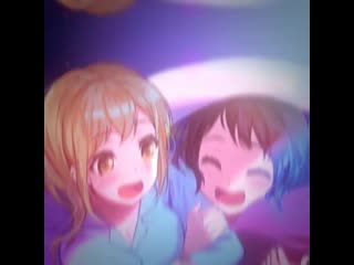 Kasumi toyama x arisa ichigaya | poppin party | bandori vine