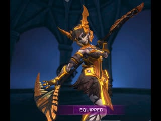 Paladins full corrupted golden vora (custom herald recolor)