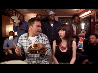 Jimmy fallon, carly rae jepsen the roots sing call me maybe (w classroom instruments)