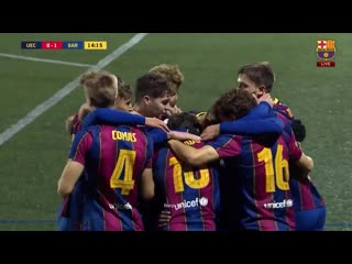 Barcelona b vs ue cornella 1 0 | alex collado amazing freekick goal⚽️