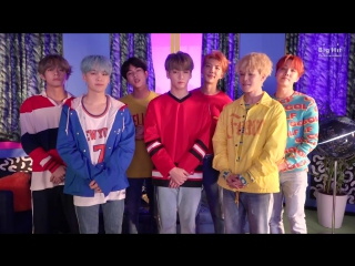 170918 bts greeting message for naver music