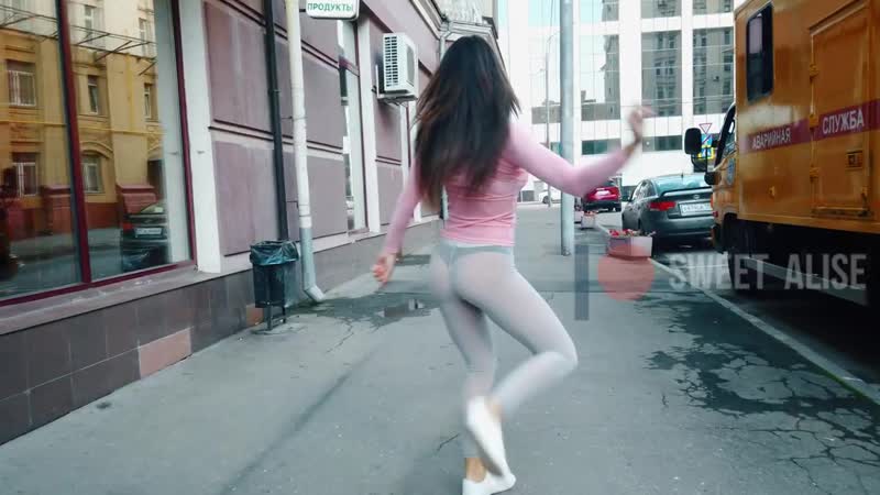 String porn video – Try on haul pantyhose and public flashing! black string panty try on haul girl t