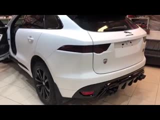 Jaguar f pace 2020 тюнинг устаноа обвеса lumma в авто ателье аврора