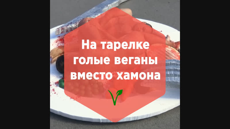 Вместо хамона на тарелке голые веганы