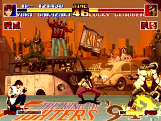 The king of fighters 94 (arcade )yuri, mai & king womens fighters team