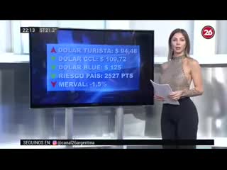 Romina malaspina @ canal 26, argentina tv