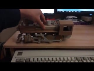 A crude cardboard train i made a while ago