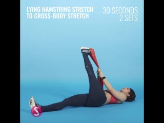 Спортхакерша растяжка после бега