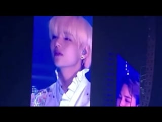 180929 lys in newark | bts the truth untold | taehyung was crying