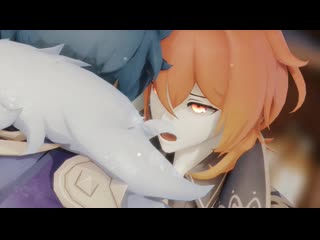 🥀 genshin impact 🥀 kaeya x diluc 🥀 kaeluc mmd