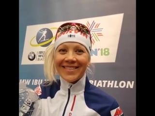 She won the overall world cup for the third time in her career and by the margin of just three points we caught up with @biat