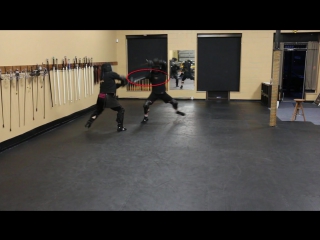 Sparring showcase longsword and saber