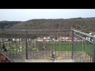 Burg pappenheim oben auf dem turm