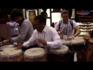 Drumeo @ namm alex acuña (gon bops percussion)