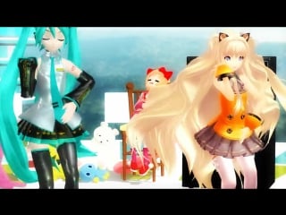 [mmd] happy synthesizer seeu hatsune miku